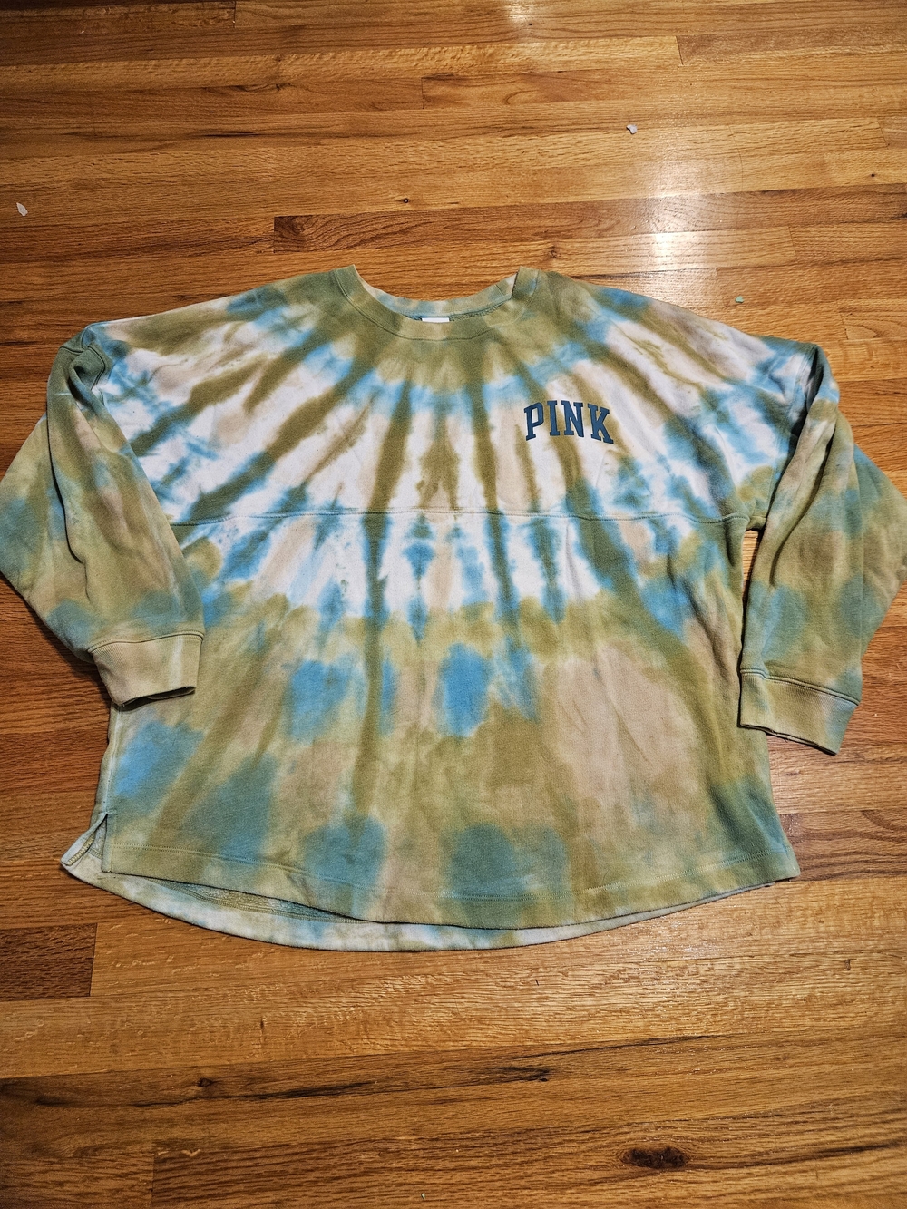 PINK Victoria’s Secret Tie Dye Oversized Sweatshirt Large